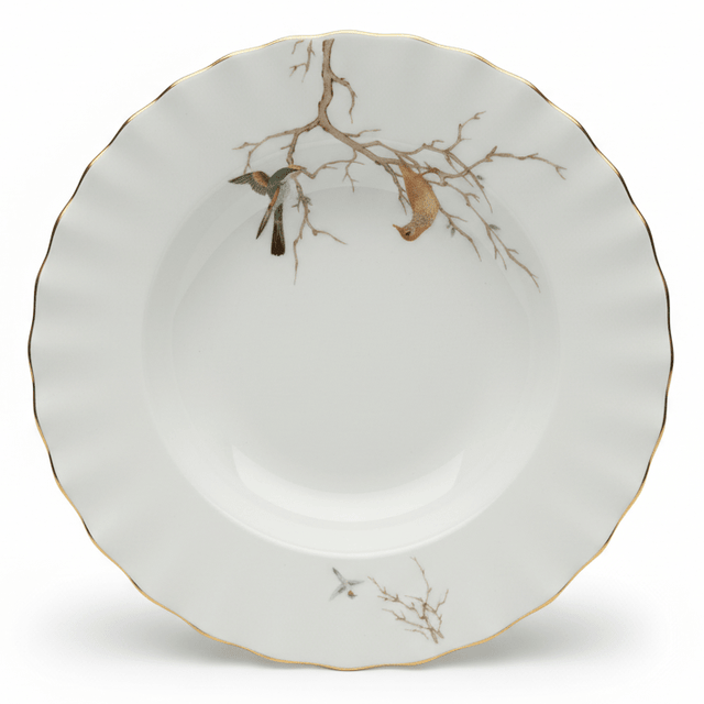 Angela Premium Floral Ceramic Deep Plate – 22 cm, White Soup & Pasta Plate - Al Kabayel Discount CentreAngela Premium Floral Ceramic Deep Plate – 22 cm, White Soup & Pasta PlatePlatesANGELAAl Kabayel Discount Centre