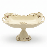 Angela Premium Footed Cream Ceramic Fruit Serving Bowl with Floral Design 28×13 cm Elegant Centerpiece - Al Kabayel Discount CentreAngela Premium Footed Cream Ceramic Fruit Serving Bowl with Floral Design 28×13 cm Elegant CenterpieceBowlsANGELAAl Kabayel Discount Centre