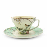Angela RM-464 Milk Tea Cup & Saucer Set – 12 Pieces – Green Bird & Floral Design - Al Kabayel Discount CentreAngela RM-464 Milk Tea Cup & Saucer Set – 12 Pieces – Green Bird & Floral DesignTea SetsANGELAAl Kabayel Discount Centre