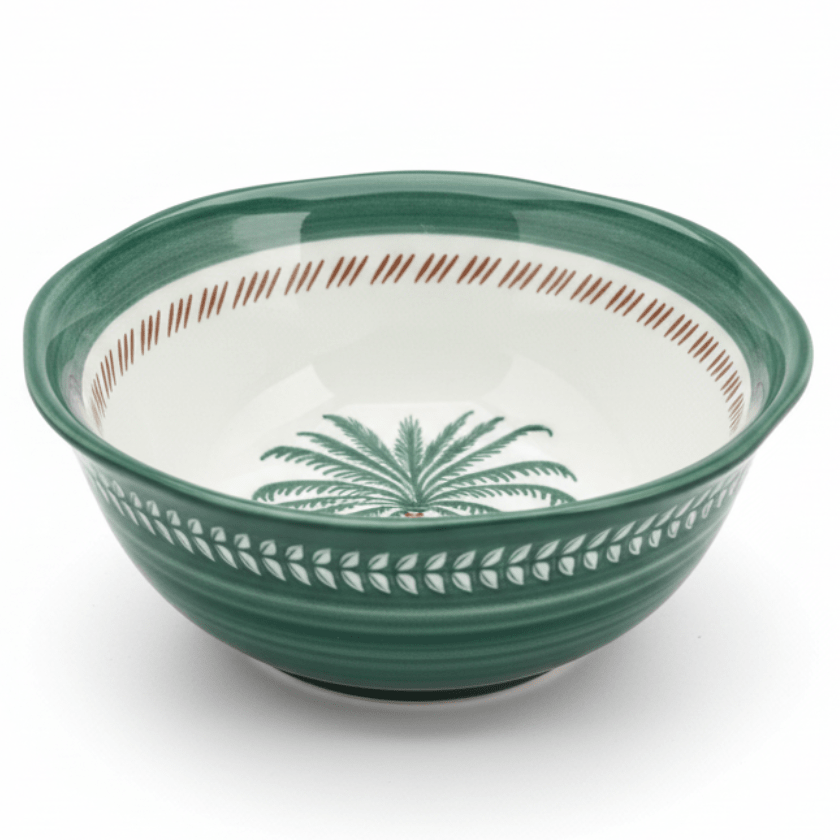 Angela Tropical Coconut Ceramic Bowl – 13.5 cm (White & Green) - Al Kabayel Discount CentreAngela Tropical Coconut Ceramic Bowl – 13.5 cm (White & Green)BowlsANGELAAl Kabayel Discount Centre