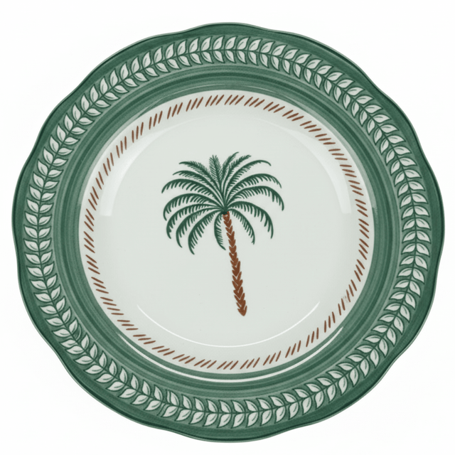 Angela Tropical Coconut Ceramic Deep Plate – 22 cm (White & Green) - Al Kabayel Discount CentreAngela Tropical Coconut Ceramic Deep Plate – 22 cm (White & Green)PlatesANGELAAl Kabayel Discount Centre