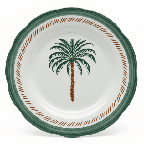Angela Tropical Coconut Ceramic Plate – 16 cm (White & Green) - Al Kabayel Discount CentreAngela Tropical Coconut Ceramic Plate – 16 cm (White & Green)PlatesANGELAAl Kabayel Discount Centre