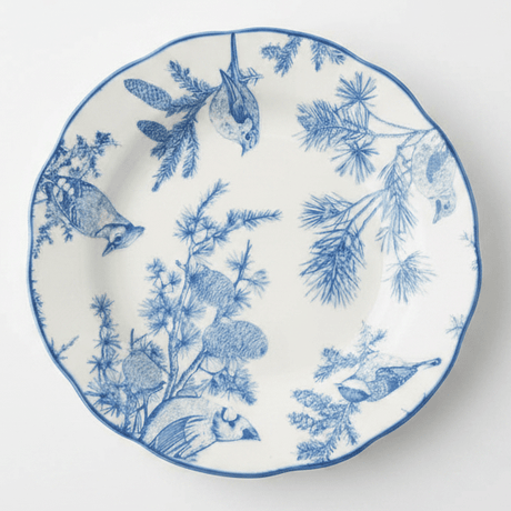 Angela White Ceramic Round Dessert Plate with Blue Tree & Bird Design - 19 cm - Al Kabayel Discount CentreAngela White Ceramic Round Dessert Plate with Blue Tree & Bird Design - 19 cmPlatesANGELAAl Kabayel Discount Centre