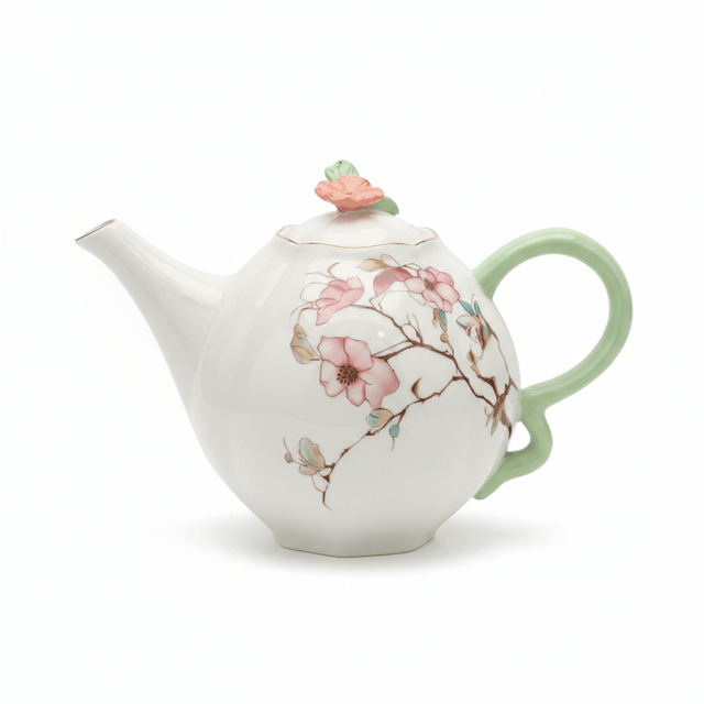 Angela White & Mint Green Ceramic Teapot - 800ml - Al Kabayel Discount CentreAngela White & Mint Green Ceramic Teapot - 800mlTea/Coffee PotsANGELAAl Kabayel Discount Centre