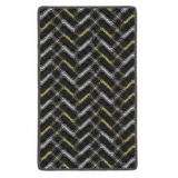 Anti-Slip Rectangle Door Mat 62×38 cm | Chevron Zigzag Pattern | Charcoal, Olive & Silver | Indoor & Outdoor Entrance Rug for Home, Kitchen & Villa - Al Kabayel Discount CentreAnti-Slip Rectangle Door Mat 62×38 cm | Chevron Zigzag Pattern | Charcoal, Olive & Silver | Indoor & Outdoor Entrance Rug for Home, Kitchen & VillaDoormatsAKDCAl Kabayel Discount Centre