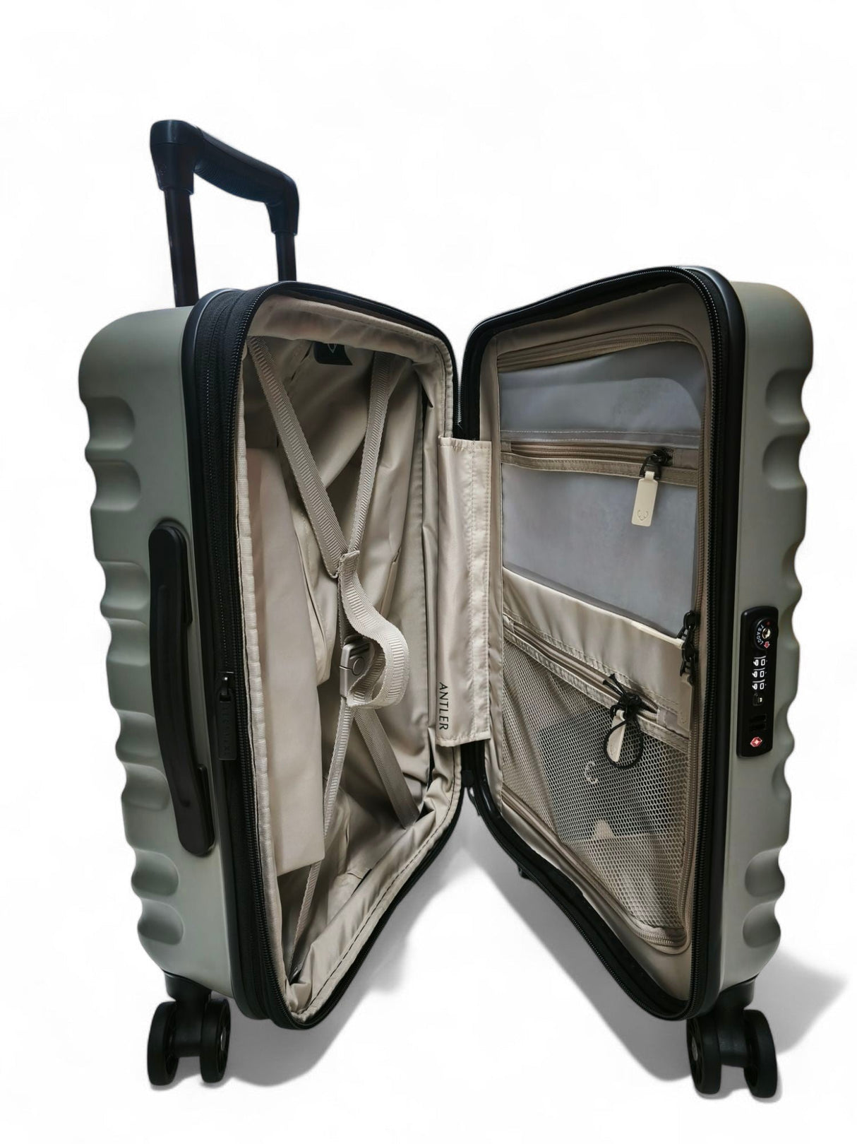 Antler 20" Trolley Bag â€“ Light Grey | Compact & Durable Cabin Luggage - Al Kabayel Discount CentreAntler 20" Trolley Bag â€“ Light Grey | Compact & Durable Cabin LuggageCabin LuggageANTLERAl Kabayel Discount Centre