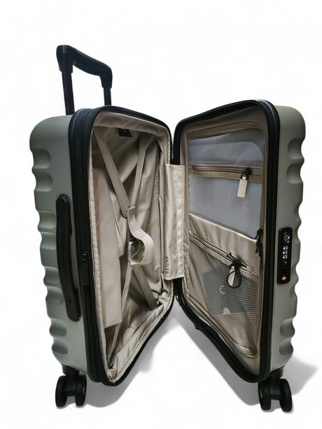 Antler 20" Trolley Bag â€“ Light Grey | Compact & Durable Cabin Luggage - Al Kabayel Discount CentreAntler 20" Trolley Bag â€“ Light Grey | Compact & Durable Cabin LuggageCabin LuggageANTLERAl Kabayel Discount Centre