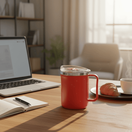 Apex Insulated Sipper Mug 300ml — Red | Stainless Steel & Premium Plastic | Leak - Proof Lid - Al Kabayel Discount CentreApex Insulated Sipper Mug 300ml — Red | Stainless Steel & Premium Plastic | Leak - Proof LidMugsAPEXAl Kabayel Discount Centre
