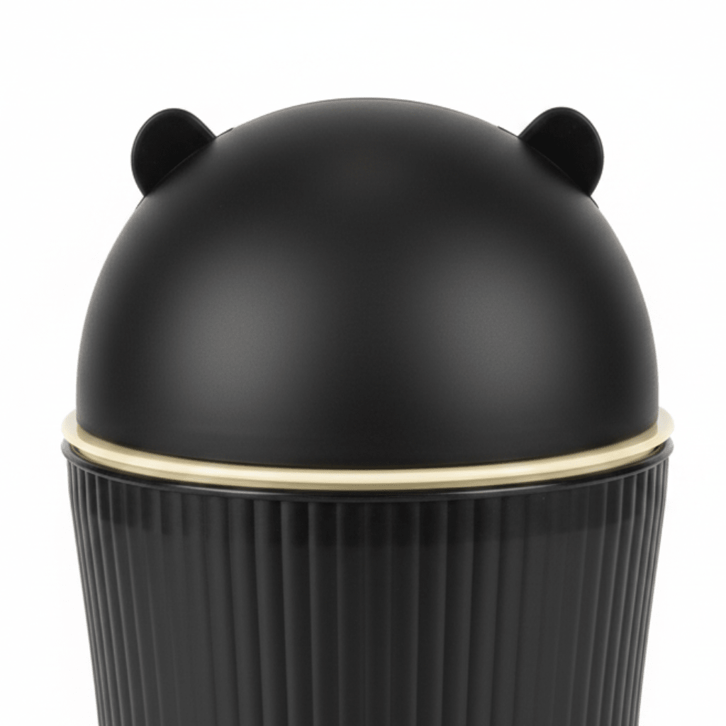 Apex Matte Black & Cream Bear Ear Mini Table Bin - 20×12cm - Al Kabayel Discount CentreApex Matte Black & Cream Bear Ear Mini Table Bin - 20×12cmDesk Accessories & OrganizersAPEXAl Kabayel Discount Centre