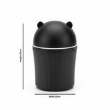 Apex Matte Black & Cream Bear Ear Mini Table Bin - 20×12cm - Al Kabayel Discount CentreApex Matte Black & Cream Bear Ear Mini Table Bin - 20×12cmDesk Accessories & OrganizersAPEXAl Kabayel Discount Centre