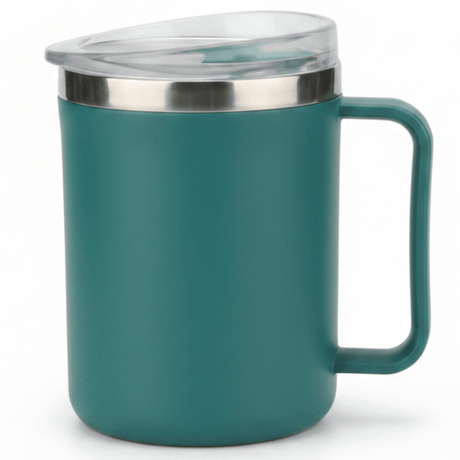 Apex SAGA GREEN Insulated Sipper Mug 300ml — Plastic & Stainless Steel - Al Kabayel Discount CentreApex SAGA GREEN Insulated Sipper Mug 300ml — Plastic & Stainless SteelMugsAPEXAl Kabayel Discount Centre