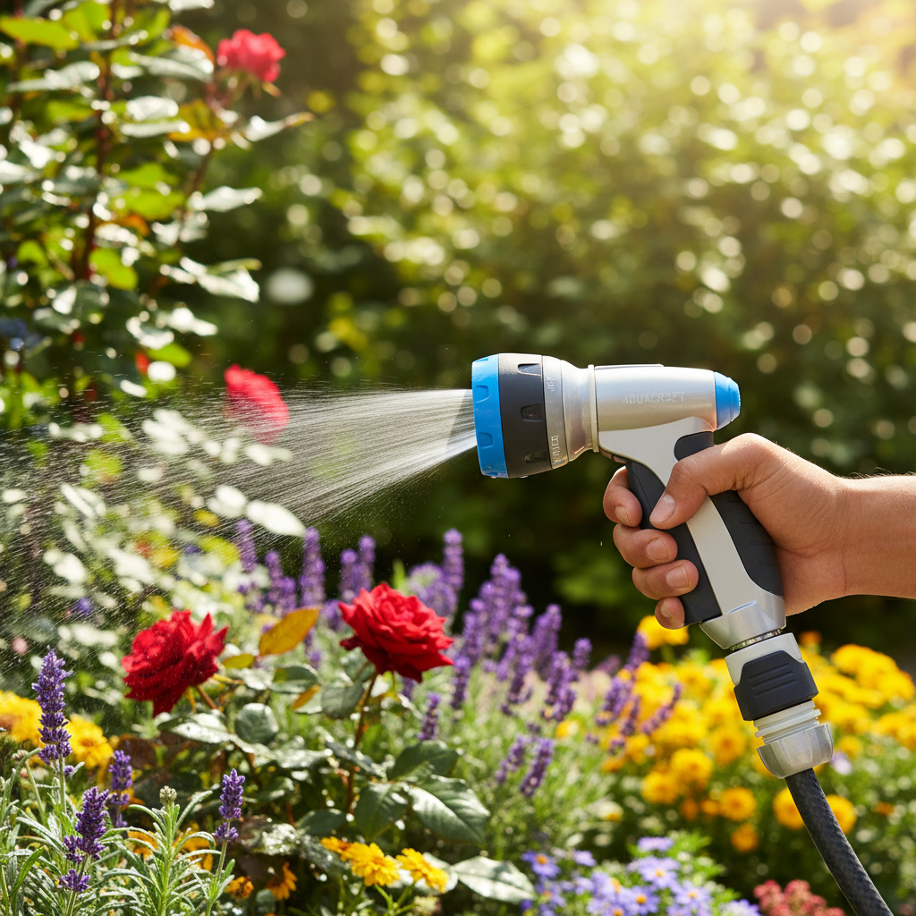 Aquacraft 5 - Function Garden Spray Gun – Adjustable Water Flow Spray Nozzle for Washing & Irrigation - Al Kabayel Discount CentreAquacraft 5 - Function Garden Spray Gun – Adjustable Water Flow Spray Nozzle for Washing & IrrigationGardening ToolsAQUACRAFTAl Kabayel Discount Centre