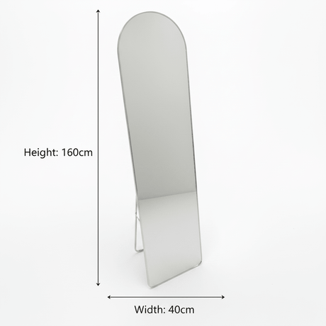 Arched Full-Length Floor Mirror with Metal Stand - 160× 40cm - Al Kabayel Discount CentreArched Full-Length Floor Mirror with Metal Stand - 160× 40cmMirrorsAKDCAl Kabayel Discount Centre