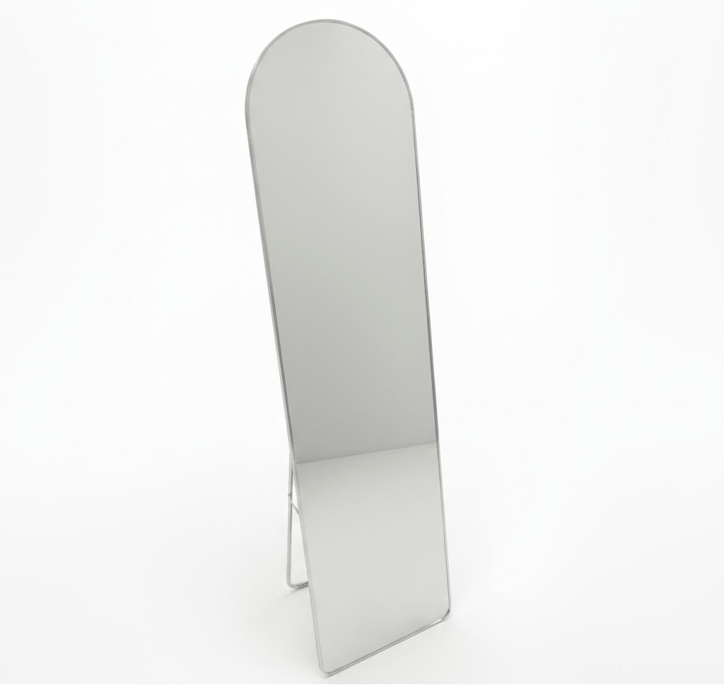 Arched Full-Length Floor Mirror with Metal Stand - 160× 40cm - Al Kabayel Discount CentreArched Full-Length Floor Mirror with Metal Stand - 160× 40cmMirrorsAKDCAl Kabayel Discount Centre