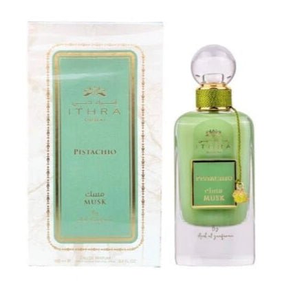 Ard Al Zaafran Ithra Dubai Pistachio Musk EDP - 100ml - Al Kabayel Discount CentreArd Al Zaafran Ithra Dubai Pistachio Musk EDP - 100mlPerfumesARD AL ZAAFRANAl Kabayel Discount Centre