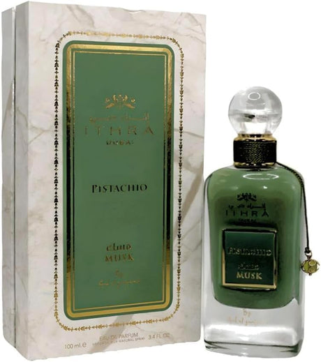 Ard Al Zaffran Pistachio Ithra Dubai Musk Collection Eau De Parfum for Unisex - 100ML - Al Kabayel Discount CentreArd Al Zaffran Pistachio Ithra Dubai Musk Collection Eau De Parfum for Unisex - 100MLPerfumesARD AL ZAFFRANAl Kabayel Discount Centre