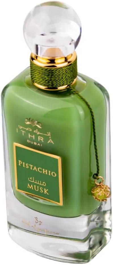 Ard Al Zaffran Pistachio Ithra Dubai Musk Collection Eau De Parfum for Unisex - 100ML - Al Kabayel Discount CentreArd Al Zaffran Pistachio Ithra Dubai Musk Collection Eau De Parfum for Unisex - 100MLPerfumesARD AL ZAFFRANAl Kabayel Discount Centre