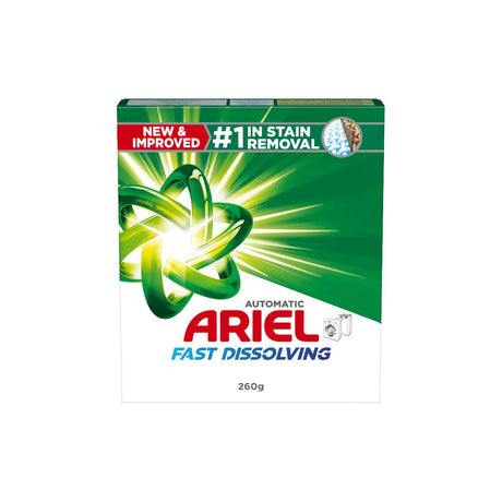 Ariel Automatic Fast Dissolving Washing Powder 260g - Al Kabayel Discount CentreAriel Automatic Fast Dissolving Washing Powder 260gLaundry CareARIELAl Kabayel Discount Centre