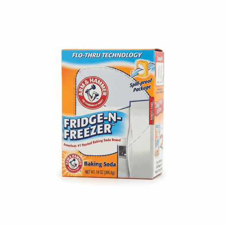 Arm & Hammer Fridge - N - Freezer Baking Soda - 396.8g - Al Kabayel Discount CentreArm & Hammer Fridge - N - Freezer Baking Soda - 396.8gHousehold CleaningARM & HAMMERAl Kabayel Discount Centre