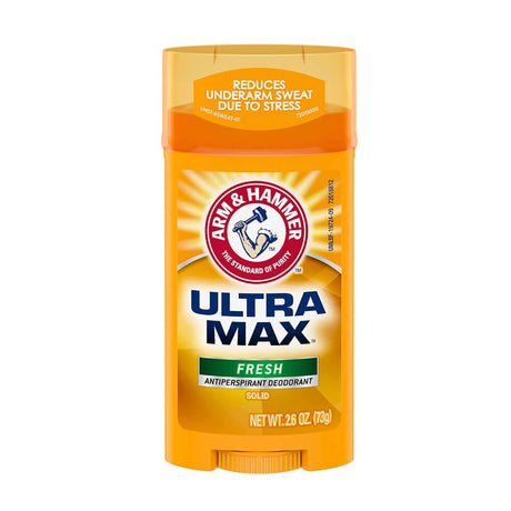 Arm & Hammer Ultra Max Deodorant - Fresh - Solid Wide Stick - 73Grams - Al Kabayel Discount CentreArm & Hammer Ultra Max Deodorant - Fresh - Solid Wide Stick - 73GramsFragrancesARM&HAMMERAl Kabayel Discount Centre