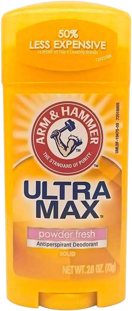 Arm & Hammer Ultramax Powder Fresh - 73Grams - Al Kabayel Discount CentreArm & Hammer Ultramax Powder Fresh - 73GramsFragrancesARM&HAMMERAl Kabayel Discount Centre