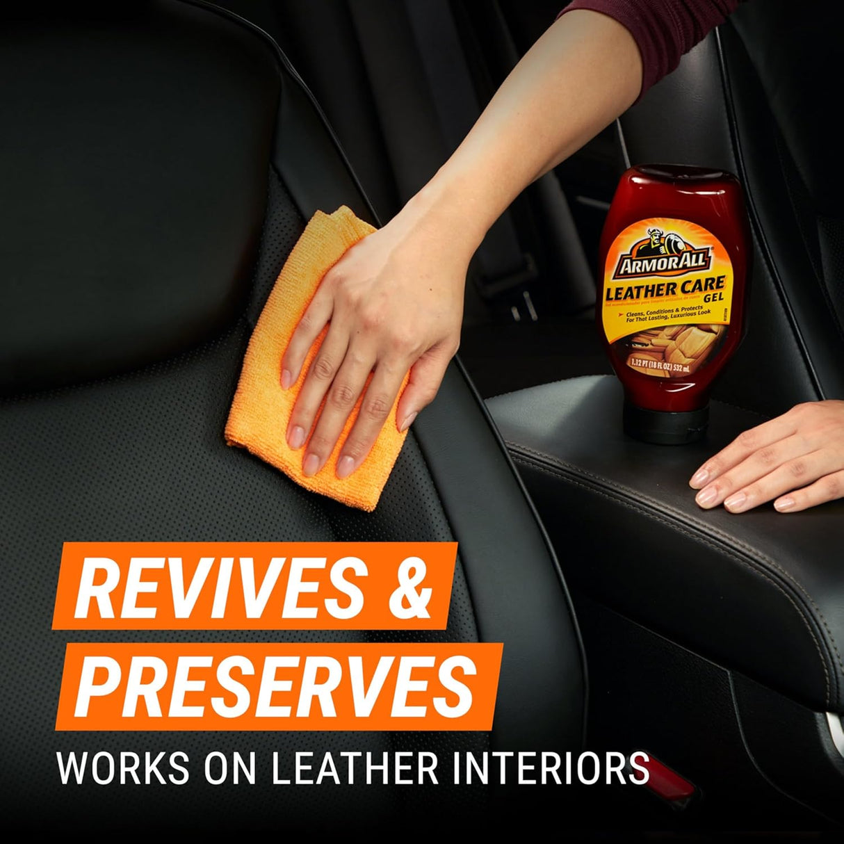 Armor All Leather Care Gel 532ml – Cleans, Conditions & Protects Car Leather Surfaces - Al Kabayel Discount CentreArmor All Leather Care Gel 532ml – Cleans, Conditions & Protects Car Leather SurfacesAutomotiveARMORALLAl Kabayel Discount Centre