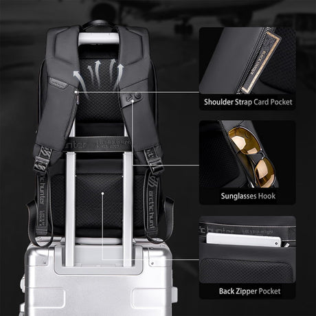 Artic Hunter Semi Hard Gaming Backpack with Built in TSA lock Water Resistant Anti - Theft 15.6 inch Laptop Backpack, Black - B00451 - Al Kabayel Discount CentreArtic Hunter Semi Hard Gaming Backpack with Built in TSA lock Water Resistant Anti - Theft 15.6 inch Laptop Backpack, Black - B00451School BagsARTIC HUNTERAl Kabayel Discount Centre