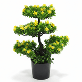 Artificial Bonsai Tree with Yellow Blooms | 35cm | Black Vase | Premium Faux Plant Décor - Al Kabayel Discount CentreArtificial Bonsai Tree with Yellow Blooms | 35cm | Black Vase | Premium Faux Plant DécorArtificial FloraAKDCAl Kabayel Discount Centre