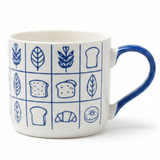 Artisan Ceramic Mug 380ml — Blue Harvest Edition | White & Blue Illustrated Mug with Ergonomic Handle - Al Kabayel Discount CentreArtisan Ceramic Mug 380ml — Blue Harvest Edition | White & Blue Illustrated Mug with Ergonomic HandleMugsAKDCAl Kabayel Discount Centre