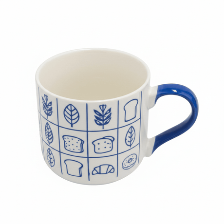 Artisan Ceramic Mug 380ml — Blue Harvest Edition | White & Blue Illustrated Mug with Ergonomic Handle - Al Kabayel Discount CentreArtisan Ceramic Mug 380ml — Blue Harvest Edition | White & Blue Illustrated Mug with Ergonomic HandleMugsAKDCAl Kabayel Discount Centre