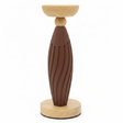 Artisan Two - Tone Candle Holder | Brown Plastic & Natural Wood | 26cm - Al Kabayel Discount CentreArtisan Two - Tone Candle Holder | Brown Plastic & Natural Wood | 26cmHome Décor AccentsAKDCAl Kabayel Discount Centre