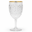 Arya Acrylic Stem Glass with Gold Rim | 250ml | Baroque Floral Design | Set of 6 - Al Kabayel Discount CentreArya Acrylic Stem Glass with Gold Rim | 250ml | Baroque Floral Design | Set of 6TumblersAKDCAl Kabayel Discount Centre