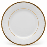 Ascot White Porcelain Meat Plate with Gold Rim — 6.75 Inch | Premium Dining Servingware - Al Kabayel Discount CentreAscot White Porcelain Meat Plate with Gold Rim — 6.75 Inch | Premium Dining ServingwarePlatesASCOTAl Kabayel Discount Centre