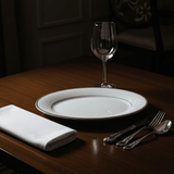 Ascot White Porcelain Meat Plate with Golden Rim — 9 Inch - Al Kabayel Discount CentreAscot White Porcelain Meat Plate with Golden Rim — 9 InchPlatesASCOTAl Kabayel Discount Centre
