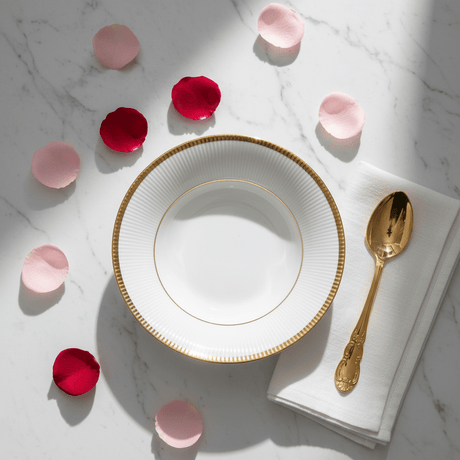 Ascot White Porcelain Soup Bowl with Gold Rim | 5 Inch - Al Kabayel Discount CentreAscot White Porcelain Soup Bowl with Gold Rim | 5 InchBowlsASCOTAl Kabayel Discount Centre