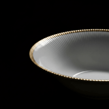 Ascot White Porcelain Soup Bowl with Gold Rim | 5 Inch - Al Kabayel Discount CentreAscot White Porcelain Soup Bowl with Gold Rim | 5 InchBowlsASCOTAl Kabayel Discount Centre
