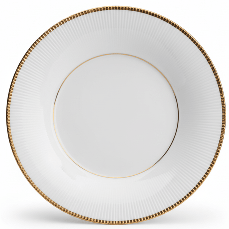 Ascot White Porcelain Soup Plate with Gold Rim | 7.5 Inch | Premium Tableware - Al Kabayel Discount CentreAscot White Porcelain Soup Plate with Gold Rim | 7.5 Inch | Premium TablewarePlatesASCOTAl Kabayel Discount Centre