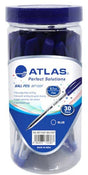 ATLAS 30pcs Ball Point Pen 0.7mm Fine, Blue - Al Kabayel Discount CentreATLAS 30pcs Ball Point Pen 0.7mm Fine, BluePens, Pencils & MarkersATLASAl Kabayel Discount Centre