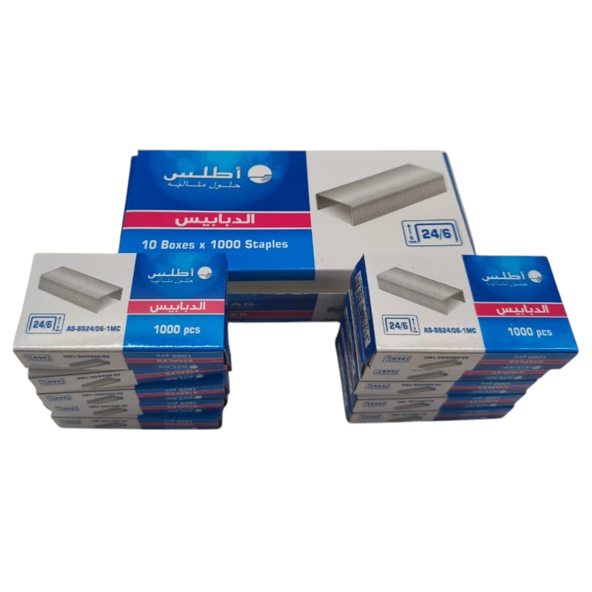 Atlas Staples Perfect Solutions 6mm 24/6 Set Of 10 Box - Al Kabayel Discount CentreAtlas Staples Perfect Solutions 6mm 24/6 Set Of 10 BoxPaper Clips, Staples & FastenersATLASAl Kabayel Discount Centre
