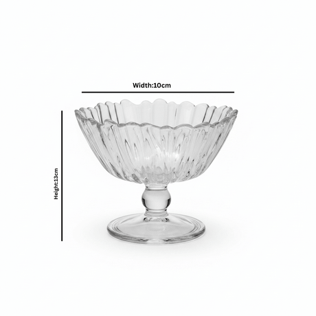 Aurora Glass Footed Candy Bowl - 10×13 cm - Al Kabayel Discount CentreAurora Glass Footed Candy Bowl - 10×13 cmBowlsAURORAAl Kabayel Discount Centre