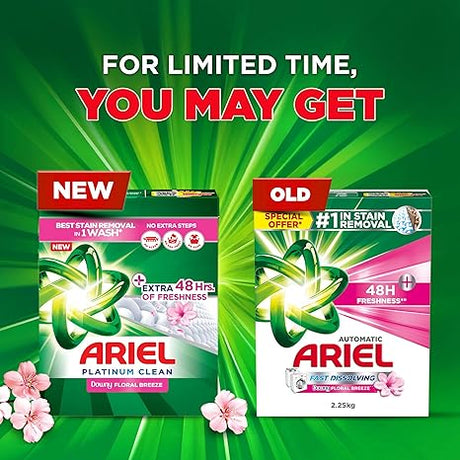 Automatic Laundry Powder Detergent with Downy 2.25 Kg - Al Kabayel Discount CentreAutomatic Laundry Powder Detergent with Downy 2.25 KgHousehold CleaningARIELAl Kabayel Discount Centre
