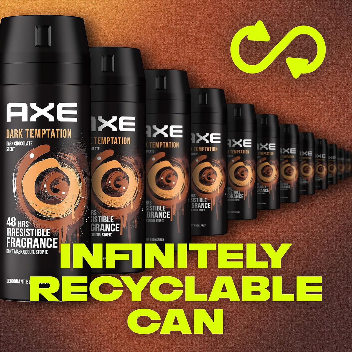 AXE Men Deodorant Body Spray, for long lasting odour protection, Dark Temptation, 48 hours irresistible fragrance - 150ML - Al Kabayel Discount CentreAXE Men Deodorant Body Spray, for long lasting odour protection, Dark Temptation, 48 hours irresistible fragrance - 150MLFragrancesAXEAl Kabayel Discount Centre