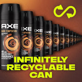 AXE Men Deodorant Body Spray, for long lasting odour protection, Dark Temptation, 48 hours irresistible fragrance - 150ML - Al Kabayel Discount CentreAXE Men Deodorant Body Spray, for long lasting odour protection, Dark Temptation, 48 hours irresistible fragrance - 150MLFragrancesAXEAl Kabayel Discount Centre