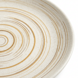 Ceramic Plate Cream and Beige - 20cm