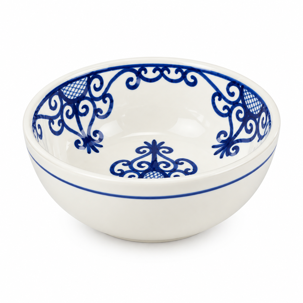 Slama Ceramic Bowl Off-White - 16cm