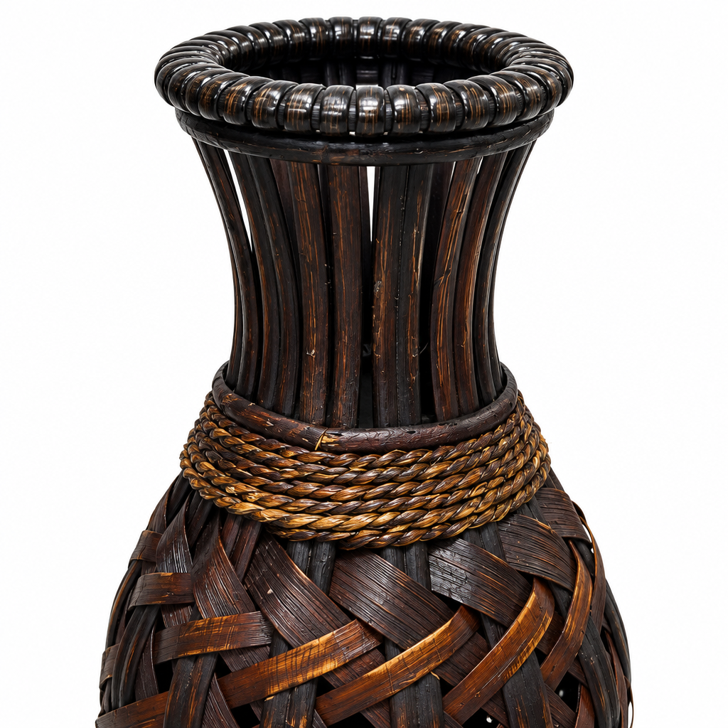 Decorative Bamboo Vase - 30cm