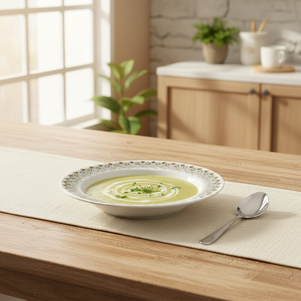 Henlee Melamine Soup Plate White - 10 Inch