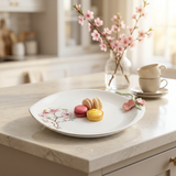 Angela 3-Piece Ceramic Serving Plate Set - 30×25cm