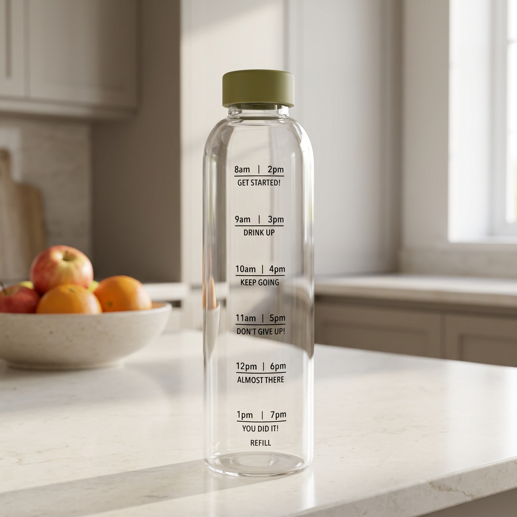 Ross Glass Water Bottle - 1 Litre