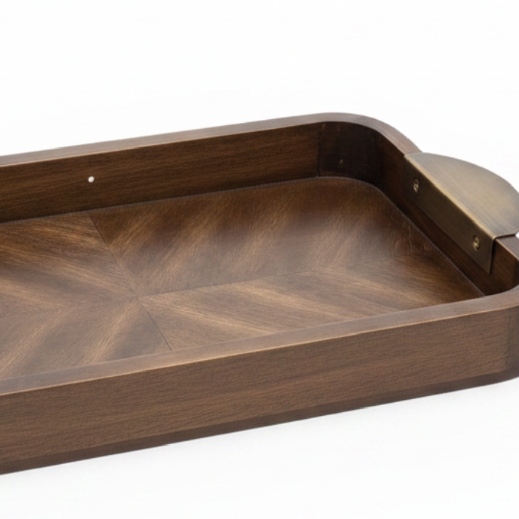 Luhpar Rectangle Wooden Serving Tray - 35×20cm